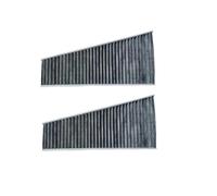 MOTOHIRO Cartouche filtrante for climatisation externe de voiture, OEM No. 8KD 819 439 A 8KD819439, for Audi A4 Q5 A5 S5, filtre séparé Filtres à air d'habitacle (Size : 2 Filters)