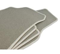 Motohobby Lot de 4 Tapis de Sol en Velours Beige foncé pour Renault Megane III (2008-2016)