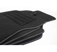 Motohobby Lot de 4 tapis de sol en velours pour Audi Q7 II 4M (à partir de 2015) / Q8 (à partir de 2018) - Qualité supérieure - Ajustement parfait