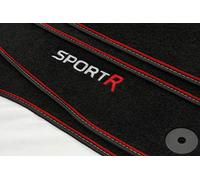 Motohobby.pl Jeu de 4 tapis de sol en velours pour Honda Civic IX Hatchback (2012-2017)