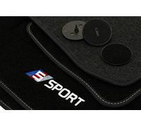 Motohobby Sport Jeu de 4 tapis de sol en velours pour BMW Série 5 E39 (1996-2004)
