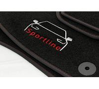 Motohobby SPORTLINE Lot de 4 Tapis Voiture en Velours pour Audi A6 C6 FL (2006-2011) - Ajustement Parfait