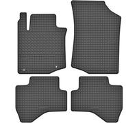 Motohobby Tapis en caoutchouc Jeu de tapis de sol en caoutchouc pour Toyota Aygo I/Citroën C1 I/Peugeot 107 (2005-2014) - Ajustement parfait