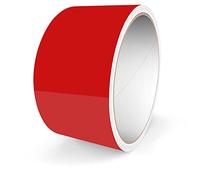 Motoking Bandes Décoratives, Rouge Brillant, 60 mm Largeur, 10 m Longueur, RAL 3002, Autocollant Film Voiture Bateau Moto Camping-Car Caravane