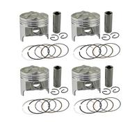 MotoKit Cylindre Kit Piston Et Segments Piston Moto Pour Suzuki GSX250R GJ72A GJ73A GJ74A GSF250 BANDIT 250 ACROSS 913 Taille 49 49,25 49,5 Mm Pistons et segments pour moto(4 Sets 49mm)