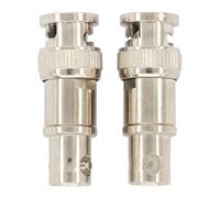 MOTOKU Lot de 2 adaptateurs en cuivre 50 Ohm 38,5 mm Type BNC Alimentation par terminateur