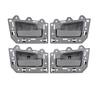 MOTOKU Lot de 4 poignées de porte intérieure avant arrière gauche conducteur et côté passager pour Jeep Grand Cherokee 2006-2011 Gris