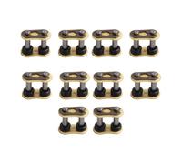 MOTOMASTER Maillon de chaîne de Moto 428 avec Joint torique (10 pièces) Compatible avec Universal/Honda/Yamaha/BMW/Kawasaki/Indian/Suzuki/Ducati/Victory/Triumph/KTM/Aprilia