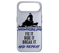Motoneige Fix Ride Break It and Repeat Funny Motoneige Coque pour iPhone Air