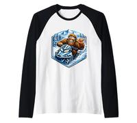 Motoneige Sasquatch Big Foot Snow Sled Lover Big-Foot Shaka Manche Raglan