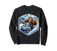 Motoneige Sasquatch Big Foot Snow Sled Lover Big-Foot Shaka Sweatshirt