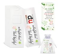 MOTONG 15 pièces Vous pouvez y arriver ! Bonne réussite ! Bonbonnière d'emballage de chocolat, compatible avec Duplo, Cadeaux créatifs pour amis, collègues, famille, partenaires (blanc)