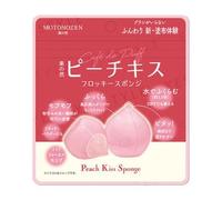 MOTONOZEN - Peach Kiss Flocked Makeup Sponge 1 pc
