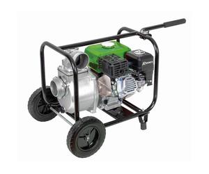 Motopompe 6 hp 212 cc 33m3 par heure sur roues