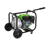 Motopompe essence à pression 212cc 27m3/h sur roues