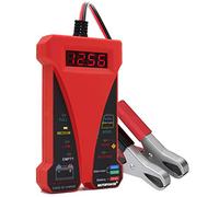 MOTOPOWER MP0514C 12V numérique Testeur de Batterie Voltmètre Analyseur de Système de Charge avec Affichage LCD et Indication LED - Rouge