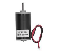 Motor DC 12V réversible - aimant permanent à haute efficacité, rotation CW CCW, équipement en aluminium et laiton durable, opération silencieuse pour les ventilateurs, jouets, (type 3)