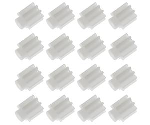 Motor Gears RLECS Lot de 16 petits engrenages en plastique 9T 9 dents pour moteur quadrirotor drone RC Syma X5C X5C-1 X5 X5SW X5SC X5HW X5HC RC ou JJRC H5C
