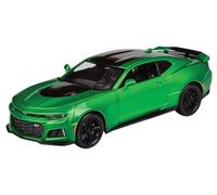 Motor Max 1:24 Chevrolet Camaro ZL1 2017 Modèle de voiture moulée sous pression, livrée de course, portes ouvrantes, intérieur détaillé, voiture musculaire à collectionner