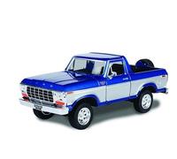Motor Max 1978 Ford Bronco Ranger XLT w/pneu de secours, bleu 79372-1/24 échelle voiture moulée sous pression