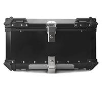 Motor Porte-Bagages arrières pour CRF1000L 1100L Africa Twin ADV 2019-2023 Moto Coffre Latéral Valise Cadre Arrière Top Case Casque Topcase Étagère(80l Topcase Black)