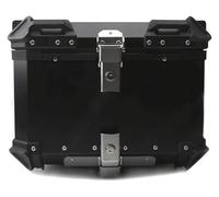 Motor Porte-Bagages arrières pour F750GS F850GS R1200GS R1250GS Moto Côté Valise Supérieure Boîte À Bagages Sac De Rangement Coffre Arrière Casque Topcase Étagère(45l Topcase Black)