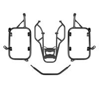 Motor Porte-Bagages arrières pour R1300 GS R 1300GS R1300GS 2024, Cadre Sacoche Boîte Outils Étagère Arrière Support De Coffre À Bagages en Acier Inoxydable(Black One Set)