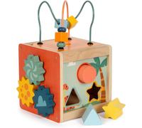 Motor Skills Cube ""DINO"",100% FSC® Certified Wood,from 12 Months,12618