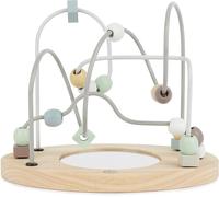 Motor Skills Knot with MirrorGrey MintMotor Skills Toy from 1 YearModern Maze GameSoft Colored Baby Motor Skills ToyWooden Toy for Baby ¿