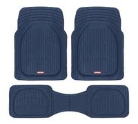 Motor Trend FlexTough Deep Dish Tapis de Sol Universel pour Voitures, camions, SUV, Toutes Saisons, imperméable, Adaptable, Bleu