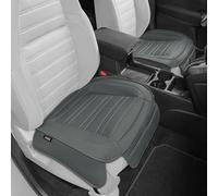 Motor Trend Lot de 2 Housses de siège rembourrées en Similicuir de qualité supérieure avec Poches de Rangement pour Voitures, camions, VUS - Gris