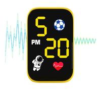 Motorbike Clock - Small Adhesive Dash Mount, with LED Light Waterproof Digital Display, Illuminated Timepiece for Urban Riding, Compact Motorcycle Accessory Commute | for Cycling Enthusiasts Men Women