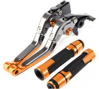 Motorbike Drum Brakes for Kawasaki for ZX636R 2005-2006 Motorcycle Adjustable Brakes Extendable Clutch Levers Handle Bar End Reservoir Levers,Robuste