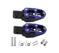 Motorbike Repose-pieds Pédales Universelles Alliage D'aluminium Angle Réglable Pour Moto Scooter VTT Vélo Électrique Repose-pieds(Bleu)