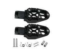 Motorbike Repose-pieds Pédales Universelles Alliage D'aluminium Angle Réglable Pour Moto Scooter VTT Vélo Électrique Repose-pieds(Le noir)