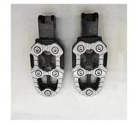 Motorbike Repose-pieds Pédales Universelles Alliage D'aluminium Angle Réglable Pour Moto Scooter VTT Vélo Électrique Repose-pieds(Gray)