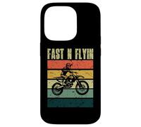 Motorcross Dirt Bike Motorbike Off Road Motorcycle Racing Coque pour iPhone 14 Pro