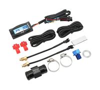 Motorcycle 4 dans 1 Température D'huile D'eau Affichage Numérique LCD DC12V Universal, Bleu rétro-éclairé, adapté à une Utilisation Nocturne (M12 * 1.5) (M14 * 1.25)