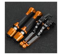 Motorcycle Accessories Extendable Brake Clutch Levers Handlebar Grips Handle Ends for Kawasaki for ER-6F for ER6N 2009-2016 2017,Embrayage de Frein de Moto