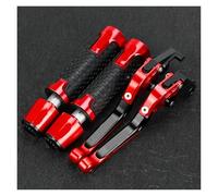 Motorcycle Accessories Extendable Brake Clutch Levers Handlebar Grips Handle Ends for Kawasaki for ER-6F for ER6N 2009-2016 2017,Embrayage de Frein de Moto