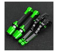 Motorcycle Accessories Extendable Brake Clutch Levers Handlebar Grips Handle Ends for Kawasaki for ER-6F for ER6N 2009-2016 2017,Embrayage de Frein de Moto