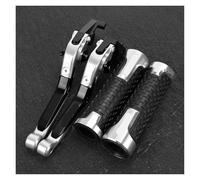Motorcycle Accessories Extendable Brake Clutch Levers Handlebar Grips Handle Ends for Kawasaki for ER-6F for ER6N 2009-2016 2017,Embrayage de Frein de Moto