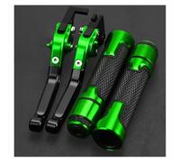 Motorcycle Adjustable Brake Clutch Levers Handlebar Grips Hand For KAWASAKI For NINJA 250R For EX250J For EX250 For EX250R 2008-2012 2011,Robuste