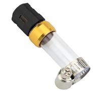 Motorcycle Air Filter Drain Pipe, Multi Purpose Air Intake Tube Accessory, 4.13x3.15x0.59 Inches Precision Engineered Drains Plug Head for Efficient Drainage and Engine Performance Boost