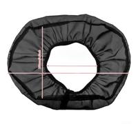 Motorcycle Air Filter Rain Cover Sock Black Nylon(Style A)