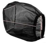 Motorcycle Air Filter Rain Cover Sock Black Nylon(Style B)