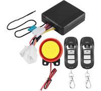 Motorcycle Alarm System, Universal Wireless Motorcycle Security Security System 12v With 2 Remote Controls, 1-5 Levels Sensitivity Adjustable For Motorcycle
