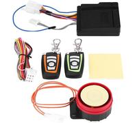 Motorcycle Alarm System With 2 Remote Controls, 12v 125db Motorcycle Alarm Anti-Theft Universal Waterproof Wireless Security Alarm System Motorcycle Motor Remote Control
