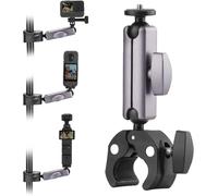 Motorcycle Aluminum Handle Grip Mount for Insta360 X4 X3 Ace Pro Go 3S Camera for DJI Pocket 3 2 Mobile 6 4 Action 5 Pro 4 3, for GoPro 13 Max Hero Mini Accessories