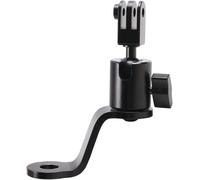Motorcycle Aluminum Rearview Mirror Mount Compatible With Gopro Hero 13/12/11/10/9/8/7/6 (2018)/5 Black, Dji Osmo Action 5 Pro 4 3 2, Apeman Akaso Tenker Campark-Marque Générale Noir